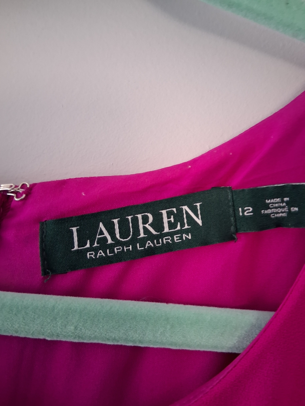 Ralph Lauren Sleeveless Midi Dress in Bright Fuchsia - Picture 2 of 3